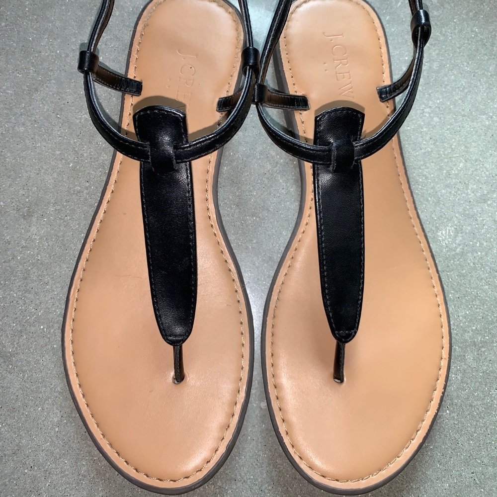 JCrew black sandals